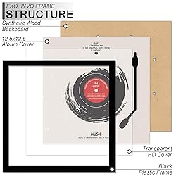 Fxojyvo Vinyl Record Frame for the Wall Display