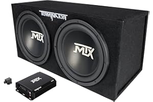 MTX Audio TNP212D2 Terminator Power Pack Subwoofer System - Set of 2