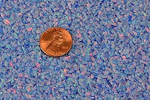 EASY INLAY Crushed Lab Opal Inlay Supplies for Jewelers, Turners, Woodworkers, Luthiers, Professionals & Hobbyists - Marina (2 Grams)