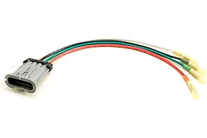 RCPW Auger/Spinner Wire Repair Harness for Buyers SaltDogg SHPE1500, SHPE2000 and More (Male, Auger (4-Pin))