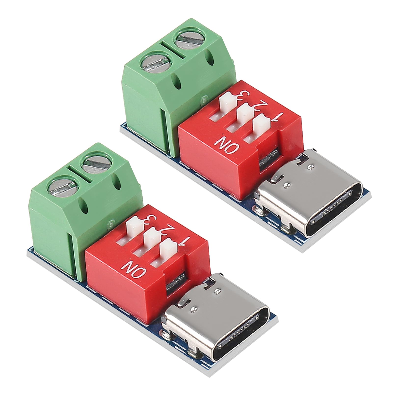 Photo 1 of UMLIFE 2PCS USB-C PD Trigger Board Module PD/QC Decoy Board Fast Charge USB Type-c to 12v High Speed Charger Power Delivery Boost Module