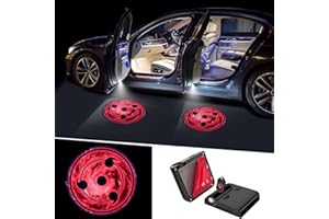BEBOYS Car Door Projector Lights for Sharingan Car Door Light HD Ghost Shadow Welcome Light 2Pcs Car Door Puddle Lights for Anime Car Accessoriaes (Fit Sharingan)