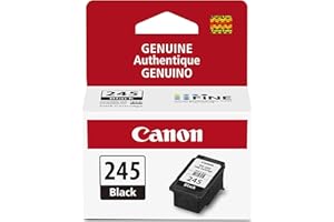 Canon PG-245 Genuine Black Ink Cartridge, Compatible with iP2820, MG2420/2924/2920/3020/2522/2525, MX492, TS3120/302/302a/202/202a/4520/3320