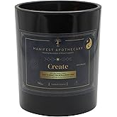 Manifest Apothecary Healing Remedies & Ritual Supplies - Manifestation Candles - for Inspiration and Imagination - Blue (Create)