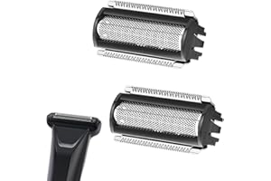 COLORSKI 2 Pack Replacement Foil Blade Compatible with MANSCAPED The Lawn Mower Electric 5.0 Ultra Hair Trimmer,Replacement Clipper Blades Groin Hair Foil Shaver Head for Close Body Hair Grooming