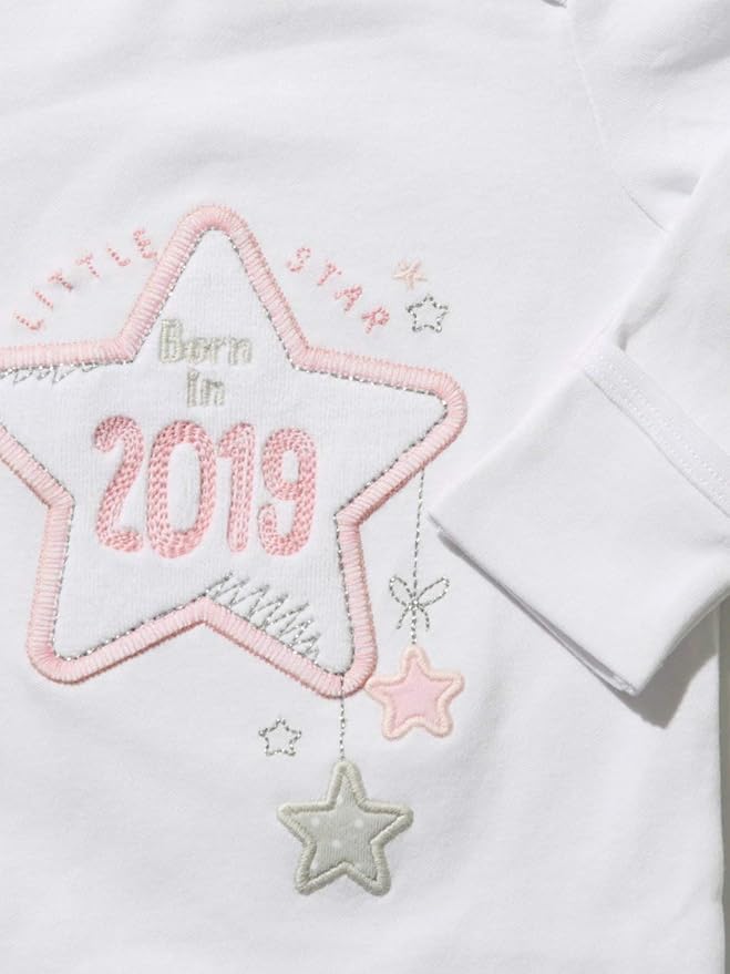 born in 2019 baby sleepsuit