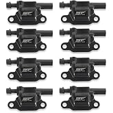 MSD Street Fire 55118 Ignition Coils - Black - 8-Pack