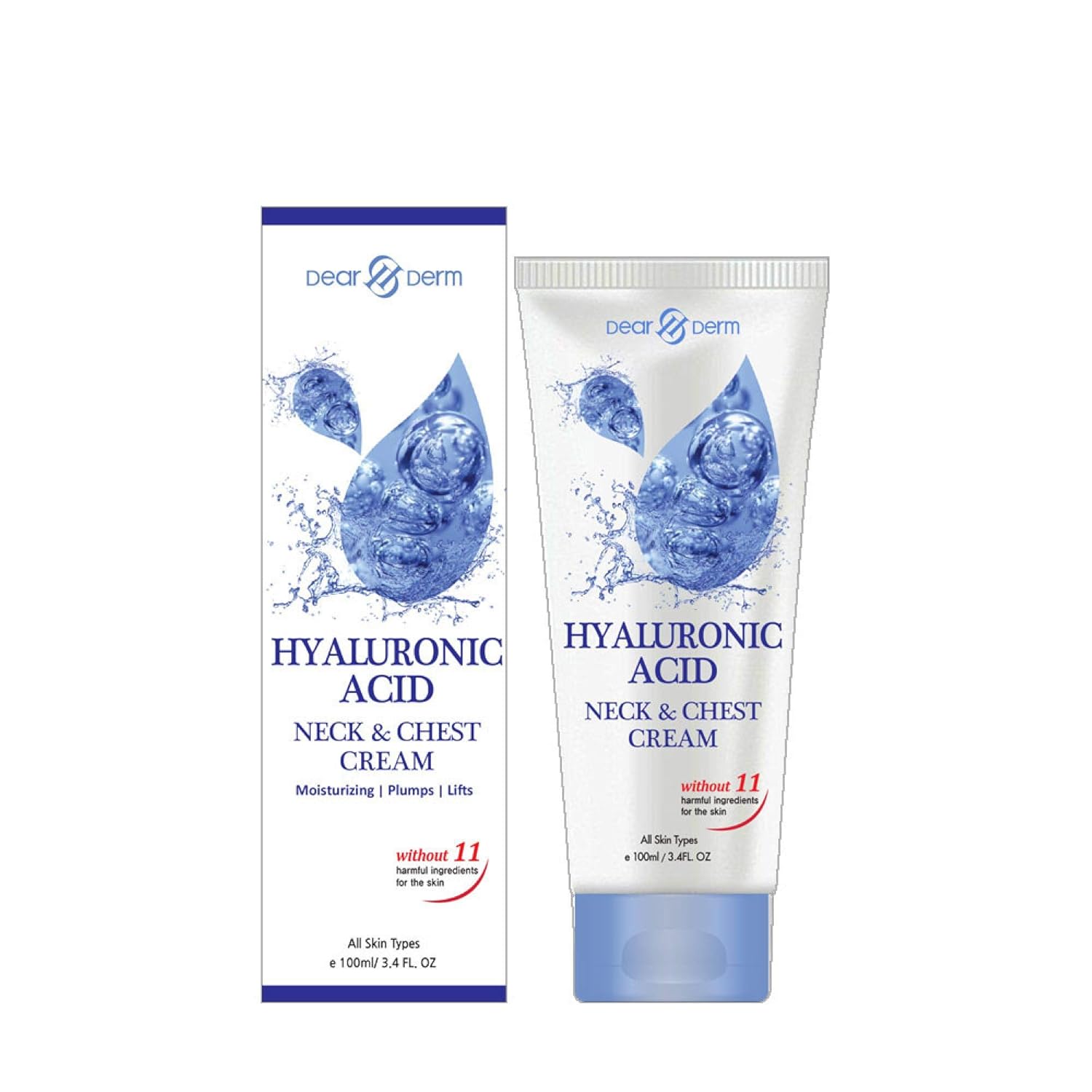 hyaluronic acid on neck
