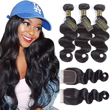 12 inch body wave closure