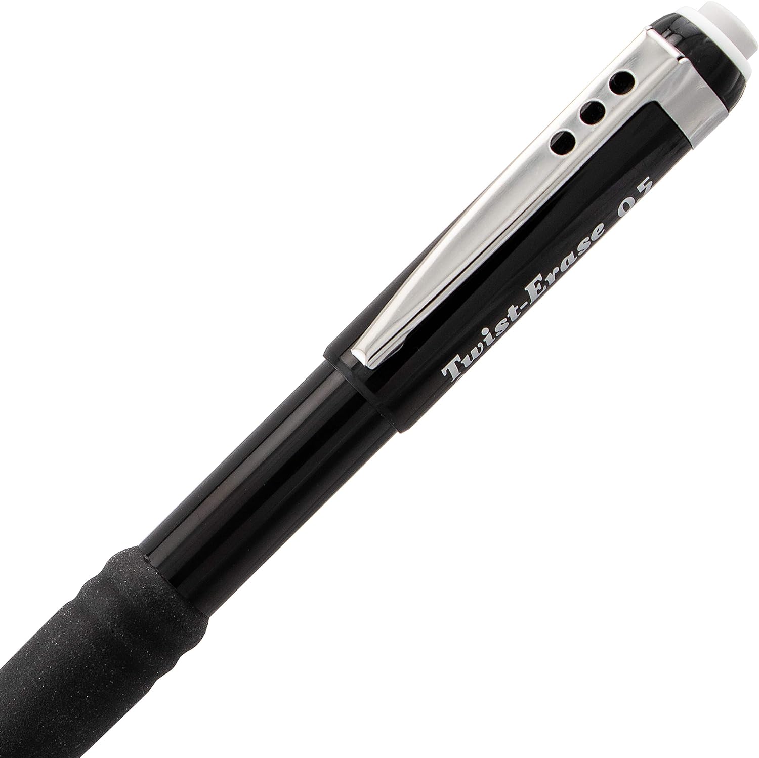 Pentel Twist-Erase III Mechanical Pencil, 0.5mm, Black Barrel, 12 Pack (QE515A) : Office Products