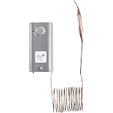 Johnson Controls A19ABC-24C A19 Series Remote Bulb. Control, Single-Pole, Single-Throw, Adjustable Differential , Gray