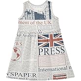 Girls' Dresses Toddler Summer Dress Sleeveless Dresses for Girls Cotton Sundress 2-8Y