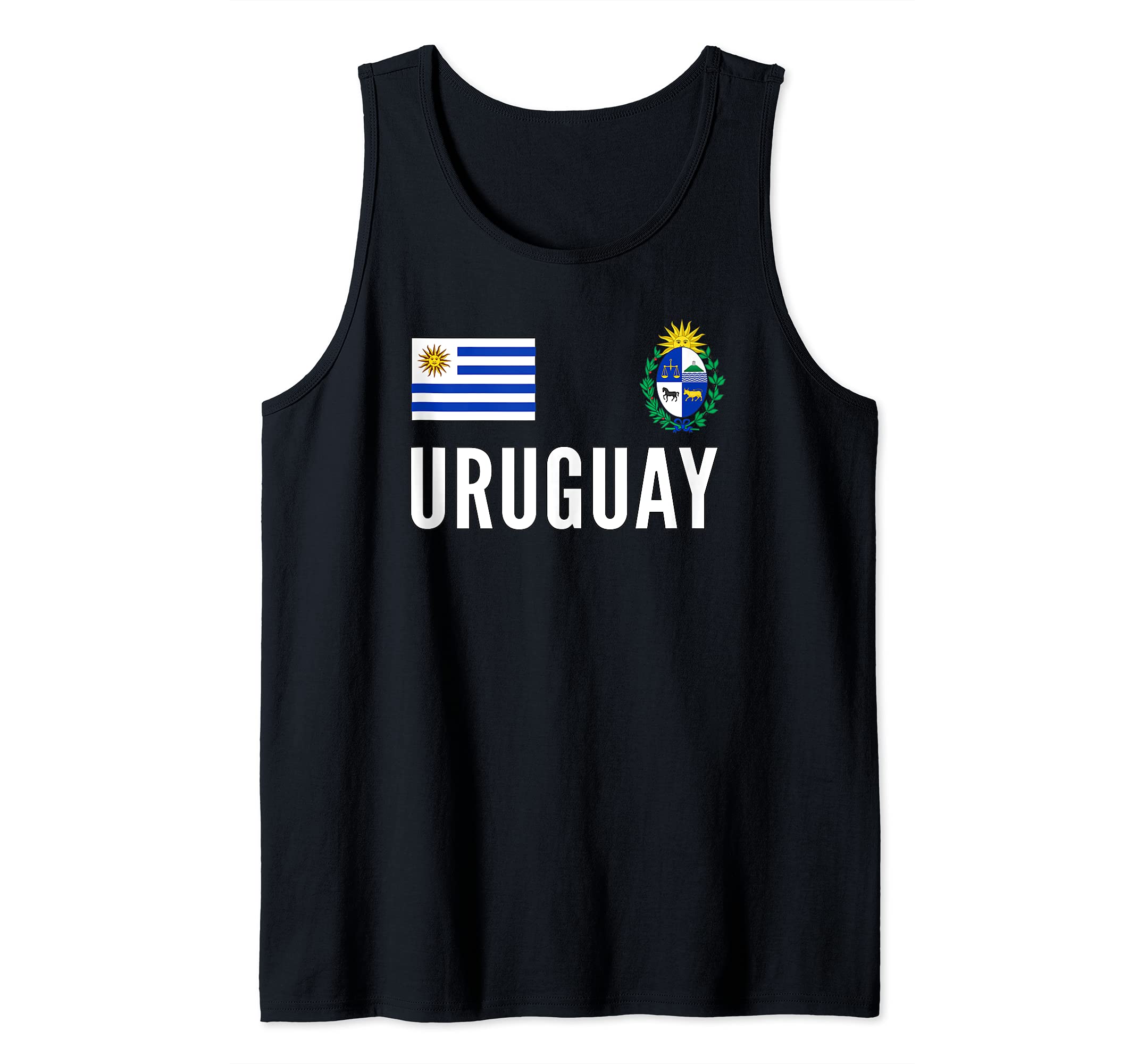 Uruguay Soccer Jersey Football Fan Support Tank Top