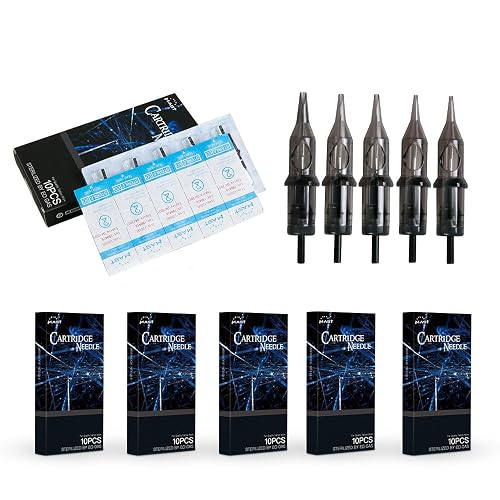 Dragonhawk Mast Tattoo Cartridges Needles 50pcs Round Liner Mixed 3RL ...