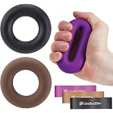 LiteButElite Grip Strength Trainer Kit - Effective Forearm Strengthener for Hand and Finger Exercise, Ideal Exercisers for Gripper Strength and Flexibility