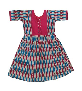 ikkat frocks for babies