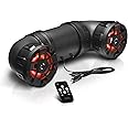 BOSS Audio Systems ATV65BRGB ATV UTV Weatherproof Sound System - 6.5 Inch Speakers, 1 Inch Tweeters, Full Range Audio, Built-in Amplifier, Bluetooth, Multi-Color Illumination, Hook Up To Stereo
