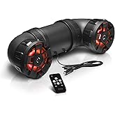 BOSS Audio Systems ATV65BRGB ATV Sound System - 6.5 Inch Speakers, Tweeters, IPX5 Weatherproof, Bluetooth, Built-in Amp, Multi-Color Illumination