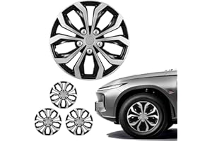 VEVOR Hubcaps Wheel Covers, 16 Inch Set of 4 Wheel Rim Cover Hubcaps OEM Replacement, R16 Size Snap On Car Hub Caps, Universa