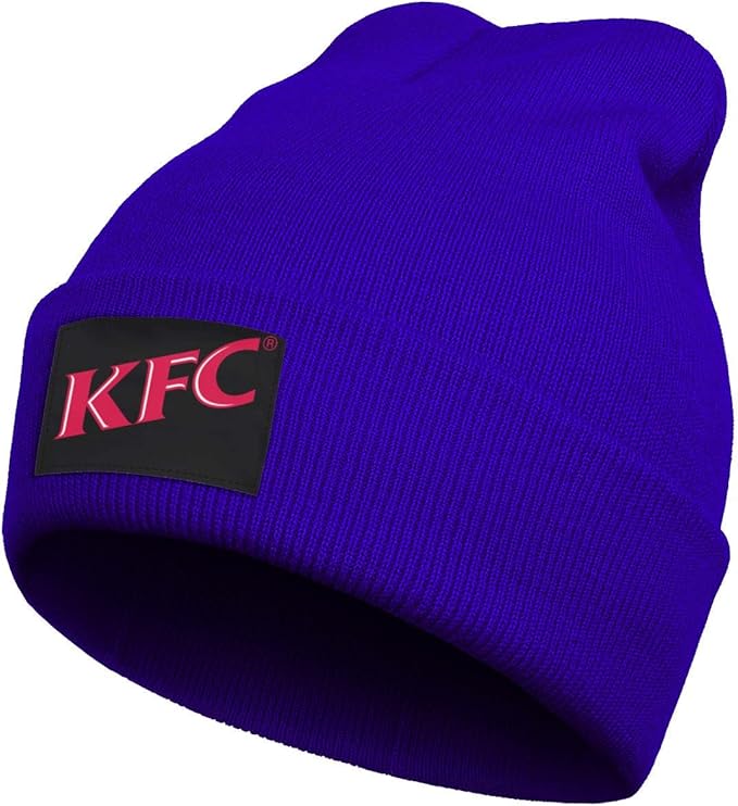 Download Amazon.com: YNAHWT Unisex KFC-Font-Logo- Beanie Hat Cuffed Plain Knit Hat Cap: Clothing