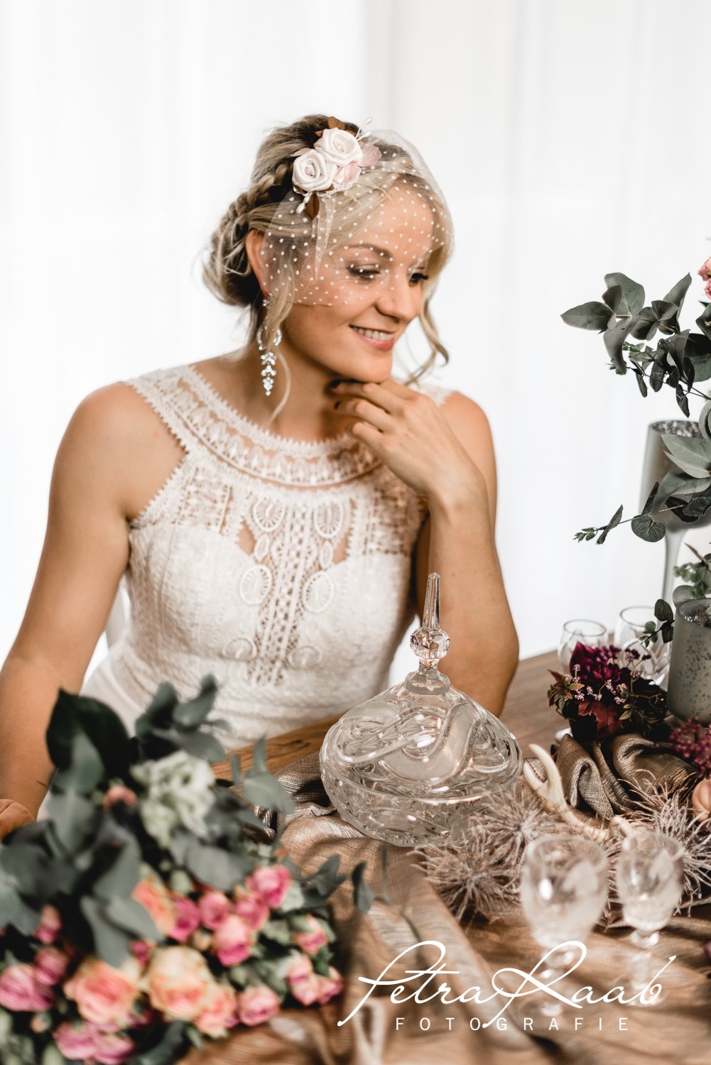 N3i Brautschleier Wedding Hairstyles Boho Frisur Vintage Braut