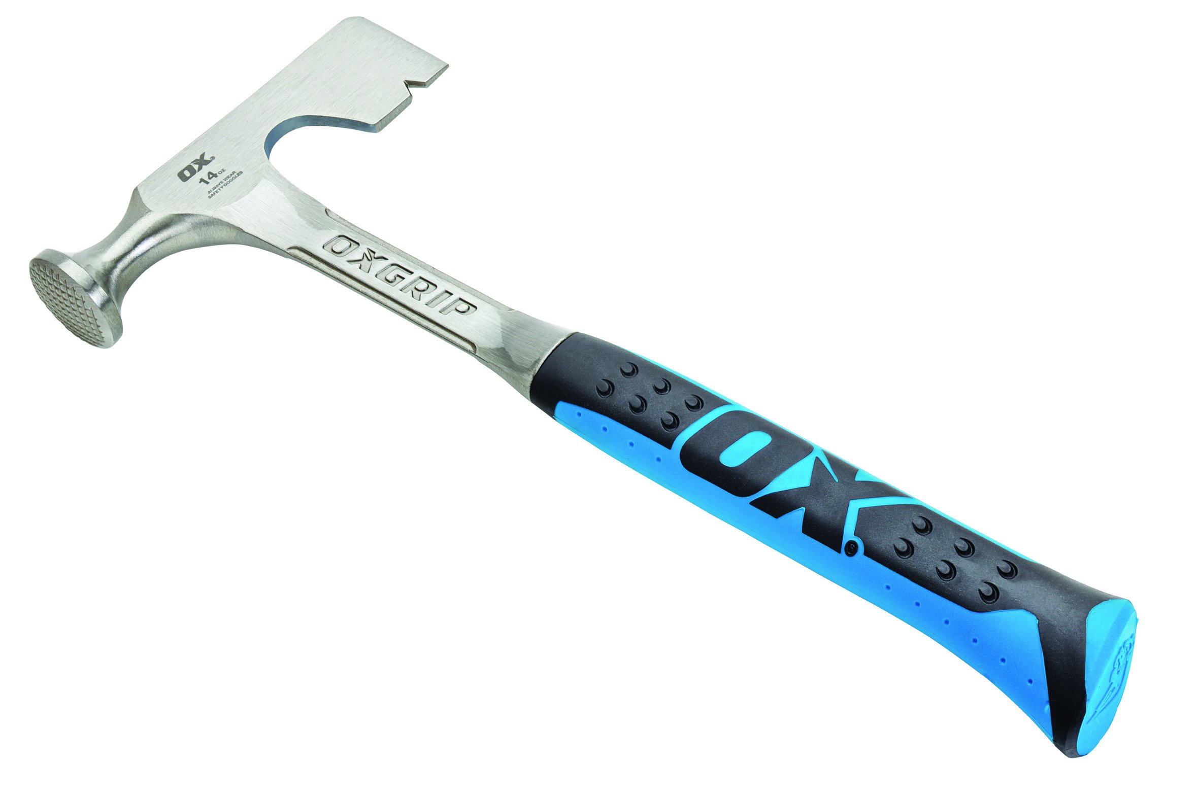 OX OX-P082614 Hammer - Pro Heavy Duty Drywall Hammer - Wall Board Tool with Shock Reduction Grip - Multicolour - 14 oz