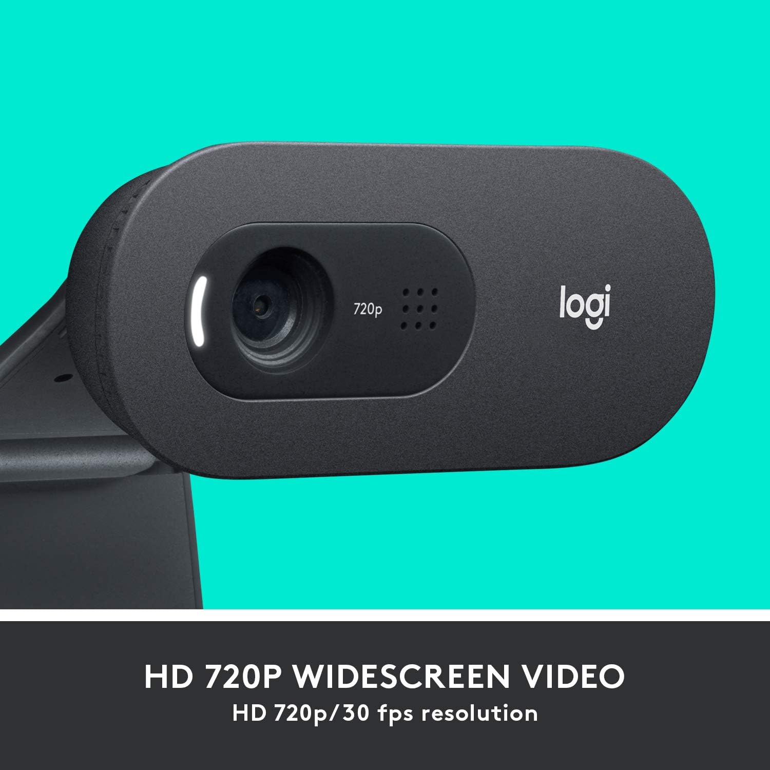 Logitech C505 HD Webcam, Streaming Webcam, 720p HD External USB Camera Desktop Or Laptop With Long-Range Microphone - Image 3