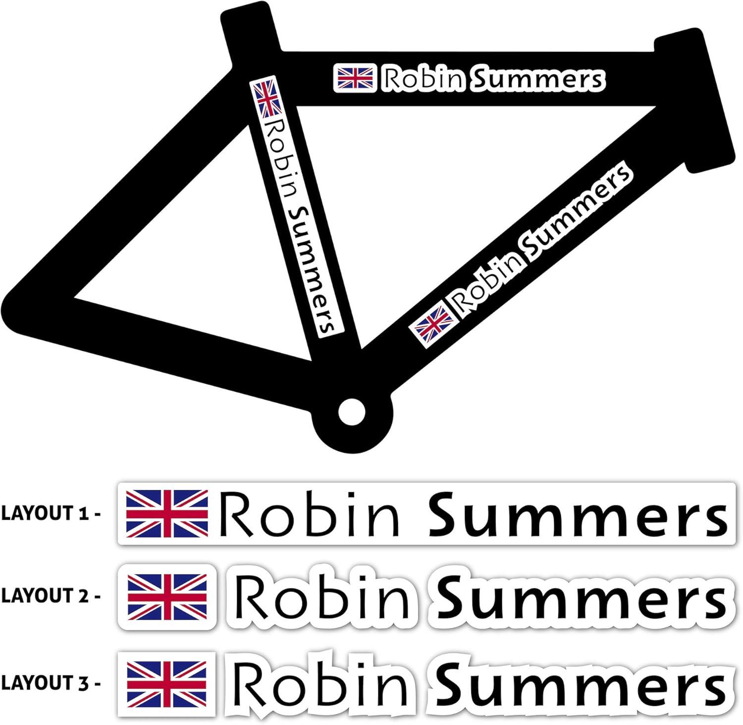 personalised bike helmet