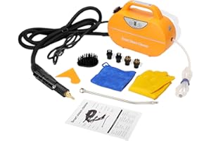 BEENDOU High Pressure Steam Cleaner, 1800W Portable Handheld Steam Cleaner Machine with 5 Brush Heads High Temperature Fast Heating Steamer for Home Use, Car Detailing, Kitchen, Bathroom, Furniture,Etc