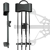 BALLISTA Crossbow Quiver, 4 Arrow Holder, 20mm Picatinny Mount | Fits 5.5 to 8.8 mm arrows of any length with quick-detach setup, foam insert and compact 9.17 oz carry.