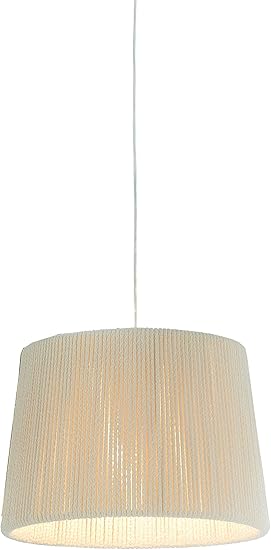 fambuena rafia lampara colgante blanco