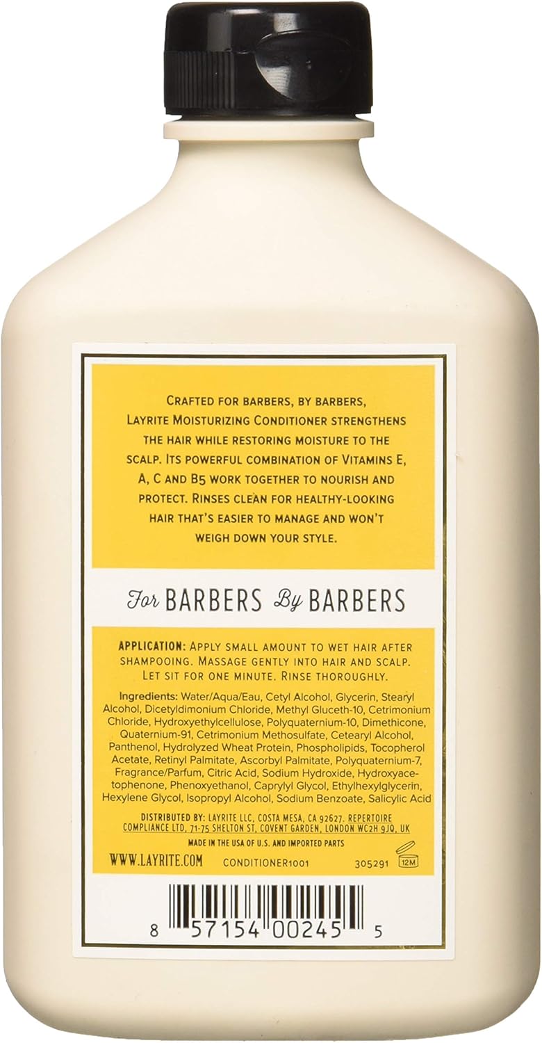 Layrite Moisturising Hair Conditioner 300ml, White - Image 3