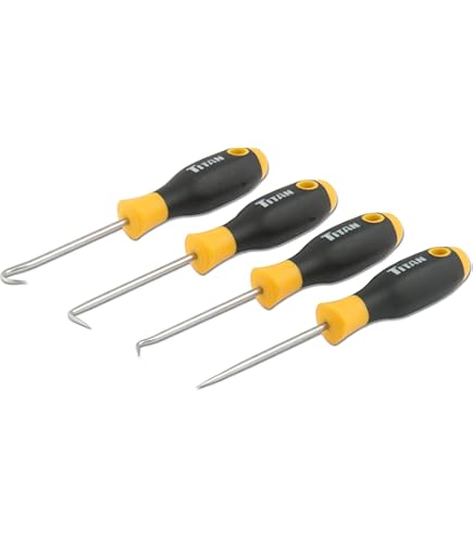 Ullman 6pc Hook Pick Set 9 In Long Straight Right Angle Complex USA MADE CHP6-L - Foto 5