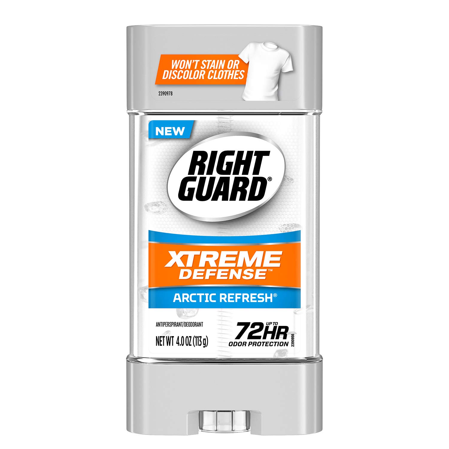 Right Guard Xtreme Defense Antiperspirant Deodorant Gel, Arctic Refresh, 4 Ounce (Count of 4) : Beauty