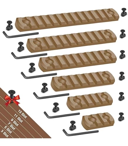 Kit Picatinny Polymer Slotted HWZ Pour Hand Guards | Support Accessoire Léger Pour Fusil, AR-15, Moe