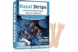 TOPKECH Nasal Strips for Snoring,Nose Strips for Breathing,Anti Snoring Nasal Strips for Enhancing or Improving Nasal Breathing-Nasal Congestion Relief-100PCS