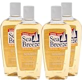 Sea Breeze Astringent Original - Facial Cleanser with Camphor and Natural Oils for Deep Pore Cleansing - Face Cleanser for Fresh, Clear Skin - 4 pc