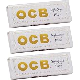 OCB Sophistique 1 1/4 Rolling Paper &amp; Tips - 3 Packs - 50 Papers/Tips Each