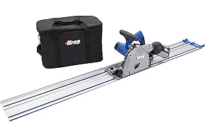 Kreg Adaptive Cutting System - Circular Saw Guide Rail Kit With Aluminum Track - Carpenter Tool