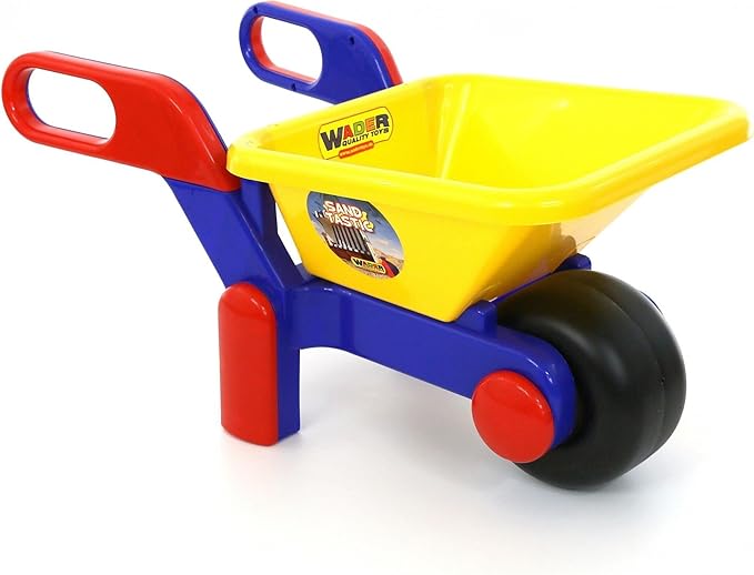plastic toy wheelbarrow