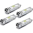 10Gtek Gigabit SFP LC Multi-Mode Transceiver 1000BASE-SX Mini-GBIC Module for Cisco GLC-SX-MMD GLC-SX-MM SFP-GE-S Meraki MA-S