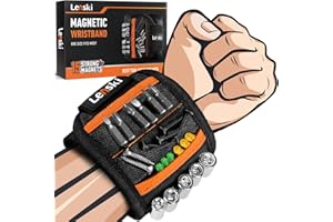 Lenski Valentines Day Gift for Him, Magnetic Wristband Tool Belts for Men, Anniversary Gifts for Him, Wrist Magnetic Screw Ho