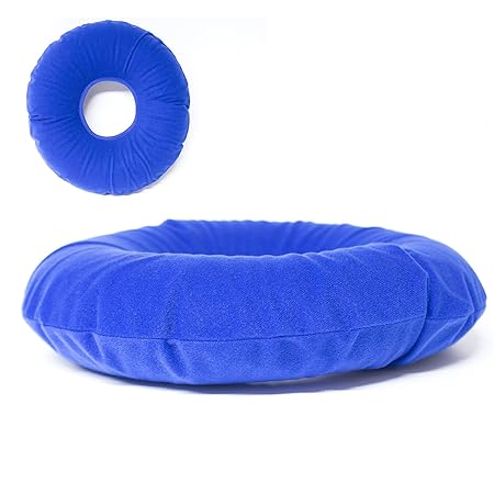 Hämorrhoiden Kissen von Mabela l ringförmiges Anti Dekubitus Sitzkissen zur Linderung von Schmerzen am Gesäß, Steißbein, Pros