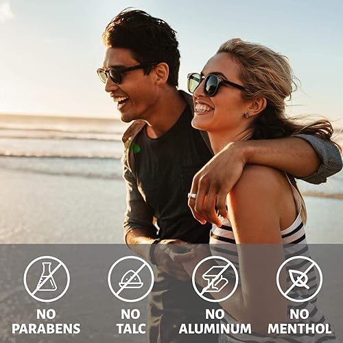 Chassis Ice Premium Body Powder for Men, Whole Body Deodorant