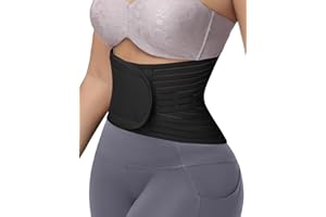 SHAPSHE Waist Trainer Back Support Belt for Women Man Short Troso Girdle for Postpartum Recovery Tummy Control