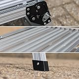 TOUGH MASTER Aluminium Work Platform Foldable Step Ladder 76x30CM Indoor Outdoor view 5