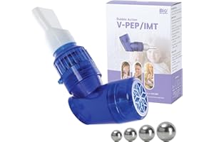 BIG BREATHE Bigbreathe V-PEP/IMT | 3-in-1 Respiratory Exercise Device – Lung Expansion, Mucus Relief, Breathing Rehabilitation, Portable with Accessories, Easy to Clean, for COPD & Asthma Relief