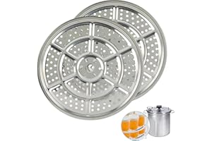 FONLLAM 2Pack Stainless Steel Canner Rack - 11-Inch Pressure Cooker Rack for Pressure Canner - Compatible with Presto, All-Am