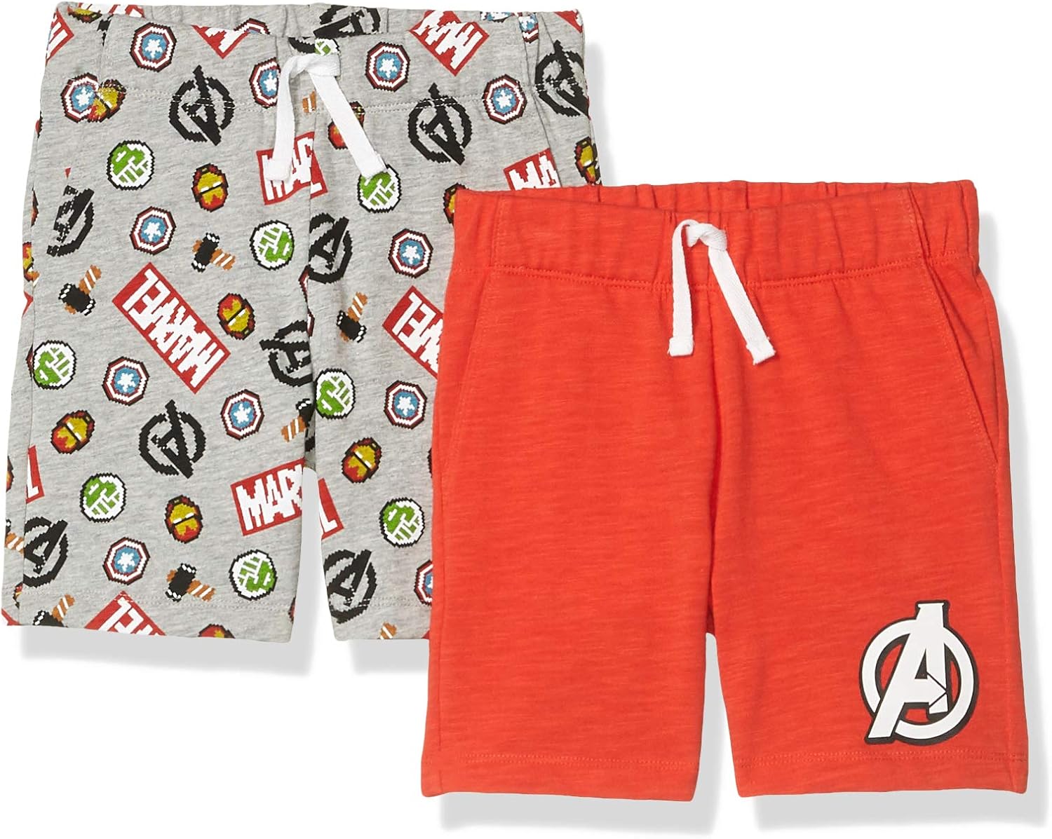 Spotted Zebra Boys' Disney Star Wars Marvel Knit Jersey Play Shorts: Clothing