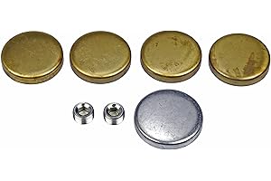 Dorman 567-017 Amc Brass Expansion Plug Kit, 5 Expansion Plugs, 2 Pipe Plugs Compatible with Select American Motors/International/Jeep Models
